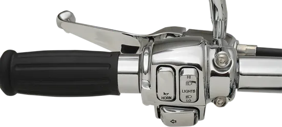 DS Chrome 9/16in Master Cylinder Handlebar Controls