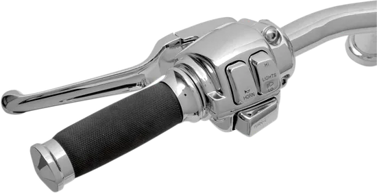 DS Chrome 11/16" Master Cylinder Handlebar Control Kit