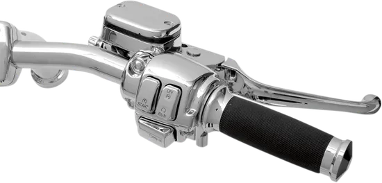 DS Chrome Brake Master Cylinder Handlebar Control Kit 9/16in Bore