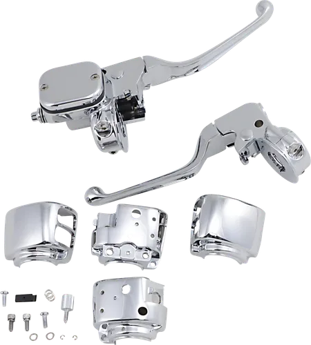 DS Chrome 11/16" Master Cylinder Handlebar Controls