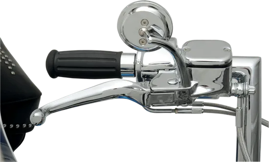 DS Chrome 9/16in Master Cylinder Handlebar Control Kit wo Switches