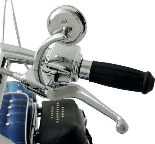 DS Chrome 9/16in Master Cylinder Handlebar Control Kit wo Switches