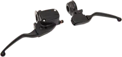 DS Black 15mm Brake Master Cylinder Handlebar Control Kit