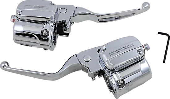 DS Chrome Brake Master Cylinder Handlebar Control Kit