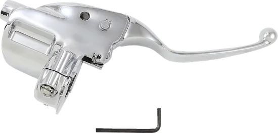 Drag Specialties 15mm Chrome Clutch Master Cylinder Lever Assembly