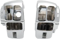 DS Chrome Handlebar Radio Switch Housing Kit