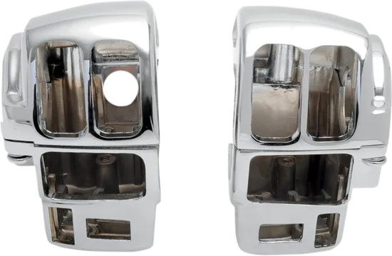 DS Chrome Handlebar Cruise Radio Switch Housing Kit