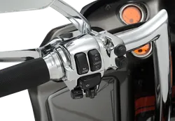 DS Chrome Handlebar Cruise Radio Switch Housing Kit