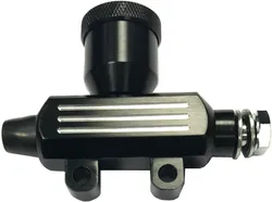 Harddrive Smooth Black Rear Brake Master Cylinder