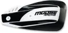 Moose Black White Podium Handguard Gauntlet Shield Set