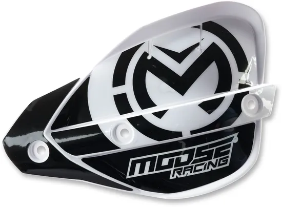 Moose White Black Enduro Handshield Hand Guard Replacement