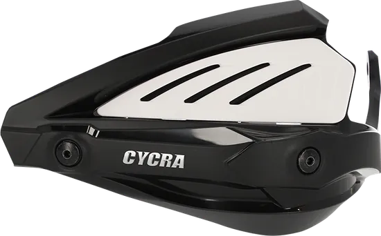 Moose Racing White Black 78in Voyager Handguard Pair