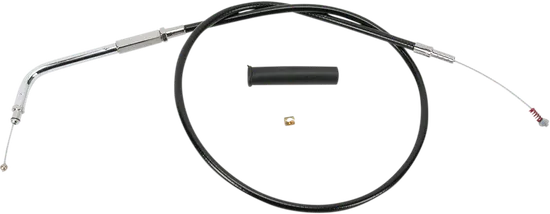 Drag Specialties Black Vinyl Idle Cable 32-3/4