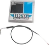 Drag Specialties Black Vinyl Idle Cable 30