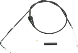 Drag Specialties Black Vinyl Idle Cable Cruise 48