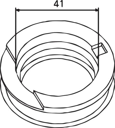 Drag Specialties Carb Intake Mounting Flange