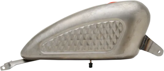 DS Raw Steel Diamond Gas Fuel Petrol Tank 3G Vented Cap