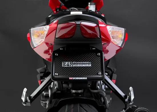 Yosh Fender Eliminator Kit License Plate Holder Suzuki GSXR600 GSXR750