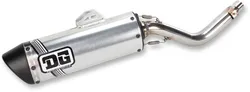 DG V2 Slip On Exhaust Muffler Pipe SS Al w Spark Arrestor
