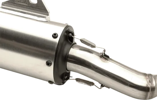 DG V2 Slip On Exhaust Muffler Pipe SS Al w Spark Arrestor 3