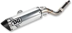 DG V2 Slip On Exhaust Muffler Pipe SS Al with Spark Arrestor