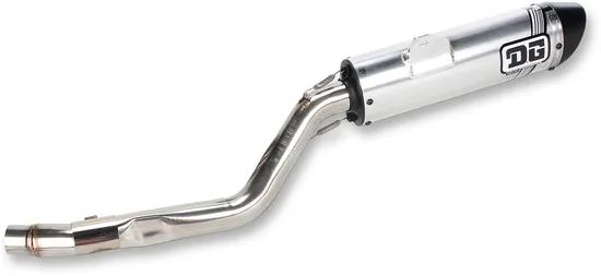 DG V2 Slip On Exhaust Muffler Pipe SS Al w Spark Arrestor