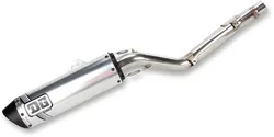 DG V2 Slip On Exhaust Muffler Pipe SS Al w Spark Arrestor