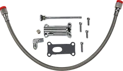 DS Chromed Aluminum Engine Oil Spout Kit