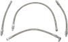 DS Braided Stainless Steel Oil Hose 4 Line Kit
