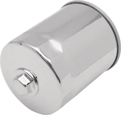 Drag Specialties Oil Filter w Nut Chrome