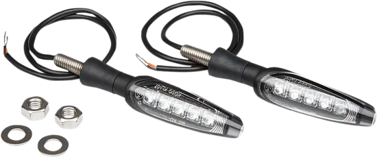 Yosh LED Front Turn Signal Kit With Clear Lens