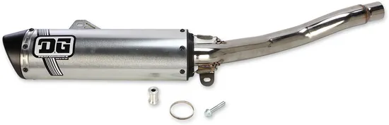 DG V2 Slip On Exhaust Muffler Pipe SS Al with Spark Arrestor