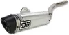 DG V2 Slip On Exhaust Muffler Pipe SS Al with Spark Arrestor