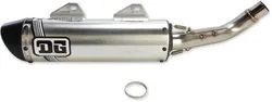 DG V2 Slip On Exhaust Muffler Pipe SS Al w Spark Arrestor