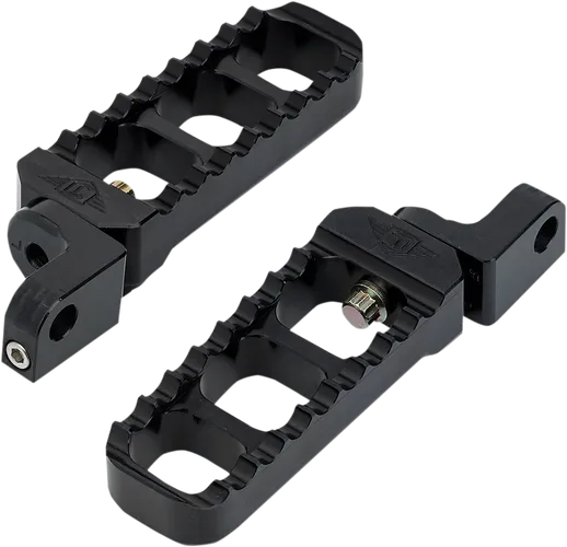 Joker Adj Serrated Passenger Footpegs Pair Narrow Black