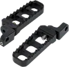 Joker Adj Serrated Passenger Footpegs Pair Narrow Black