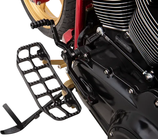 Joker Adjustable Serrated Driver Floorboards Floor Boards Pair Black