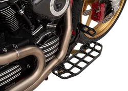 Joker Adjustable Serrated Driver Floorboards Floor Boards Pair Black