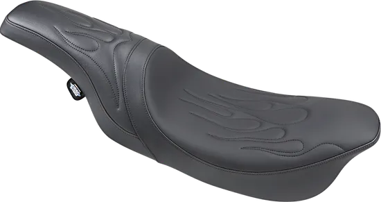 DS Black Leather Vinyl Flame Stitch Predator Seat
