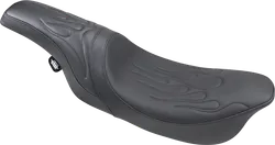 DS Black Leather Vinyl Flame Stitch Predator Seat