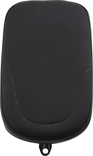 DS Black Leather and Vinyl Pillion Pad Passenger Seat