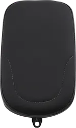 DS Black Leather and Vinyl Pillion Pad Passenger Seat