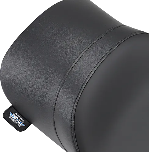 DS Black Vinyl Leather EZ Mount Forward Low Profile Solo Seat