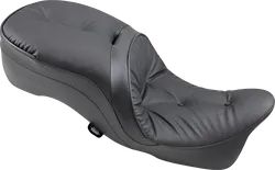 DS Black Leather Pillow 2 Up Touring Seat