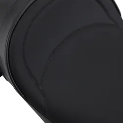 DS Black Leather Vinyl Mild Stitch Solo Seat