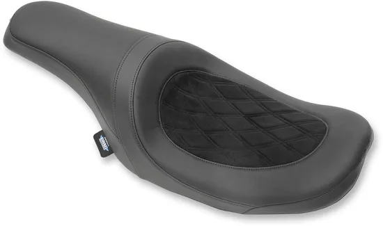 DS Black Leather Vinyl Diamond Stitch Predator Seat