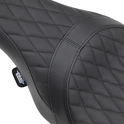 DS Black Leather and Vinyl Diamond Caballero Seat