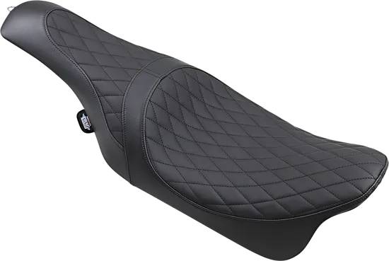 DS Black Leather and Vinyl Diamond Caballero Seat