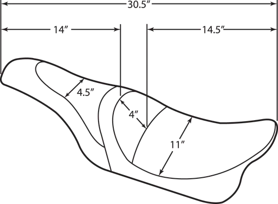 DS Black Leather Vinyl and Faux Suede 2 Up Caballero Seat