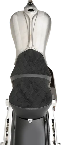 DS Faux Suede Diamond Stitch Low Profile 2 Up Seat 6 Gal